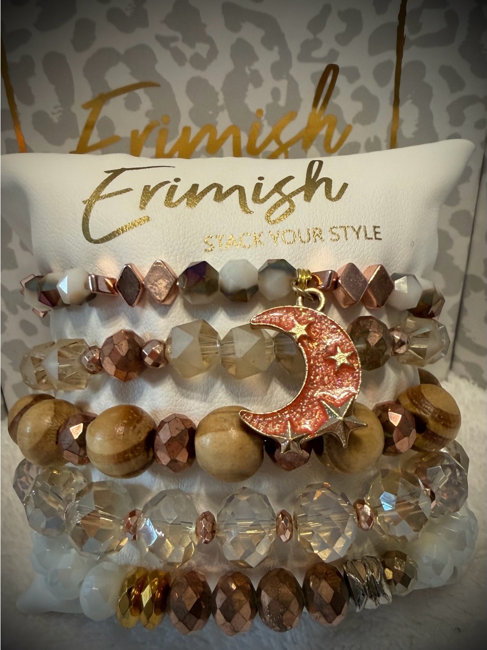 New ERIMISH Bracelets - 5 Pc -Rose Gold - Custom Regular, Kids or Extended